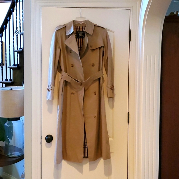 Burberry belted trench coat